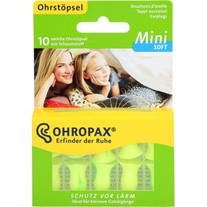 Ohropax - Mini Soft - Oordoppen - Zacht Schuim - 10 Stuks