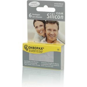 Ohropax Silicon clear 6st