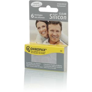 Ohropax - Silicon Clear - Oordoppen - Transparant - 3 Paar
