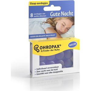 Ohropax Slaap Oordopjes Goede Nacht 4 paar