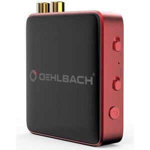 Oehlbach BTR Evolutie 5.0 (Zender en ontvanger), Bluetooth audio-adapters, Rood