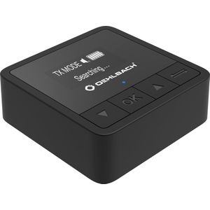 Oehlbach BTR Innovation 5.2 - Bluetooth Transmitter und Receiver (Sender/Empfänger) in aptX Qualität, OLED Display, 20 Stunden Akkulaufzeit, 10m Reichweite, schwarz