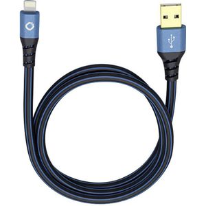 Oehlbach Apple IPad/IPhone/IPod Aansluitkabel [1x USB-A 2.0 Stekker