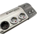 Oehlbach - Powersocket 907 - Stekkerdoos - Zwart - 8 Stopcontacten