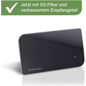 Oehlbach - Scope Vision 5G - Actieve DVB-T/T2 Antenne - Binnen - Zwart