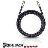 Oehlbach - Coax Kabel - zwart - 1.7 meter