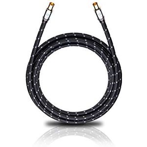 Oehlbach - XXL Transmission Ultra - Antennekabel - Zwart/Grijs - 1,20 m - Coaxstekker m/w