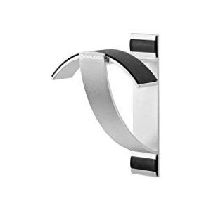 Oehlbach Alu Style W1 - wandhouder voor hoofdtelefoon - geanodiseerd aluminium - snelle wandmontage & optimale opslag - zilver