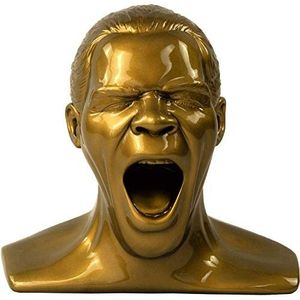 OEHLBACH Optimale opslag van grotere over-/on-ear hoofdtelefoon (Made in Germany) handgemaakt - Gold Scream Unlimited+ gouden hoofdtelefoonstandaard 35416
