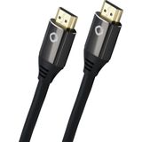 OEHLBACH Black Magic MKII - 8K Ultra High-Speed HDMI-kabel - 8K FUHD 60Hz 4320p / 4K 120Hz 2160p - 48Gbit/s (21:9 Cinema, 3D, Dolby Vision, Dynamic HDR 10+, VRR, eARC, UHD2) - 5 meter zwart