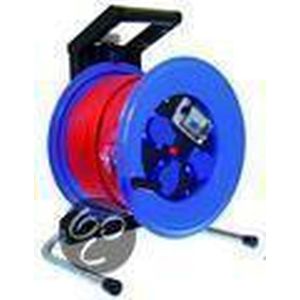 Techtube Pro - Kabelhaspel 3 voudig - 25 meter
