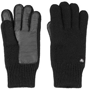 Roeckl Handschoenen 21013-502 Handschoenen Leer Handschoenen Heren Wol (8, Zwart)