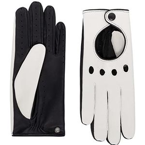 Roeckl Handschoenen voor heren Rome wit/zwart 6,5, wit/zwart, wit/zwart, Wit/Zwart