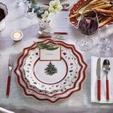 Villeroy & Boch Toy's Delight Plaatsbord Kerst - Wit/rood