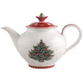 Villeroy & Boch - Toy's Delight - Kan met Deksel - Wit/Rood/Groen - 1660 ml