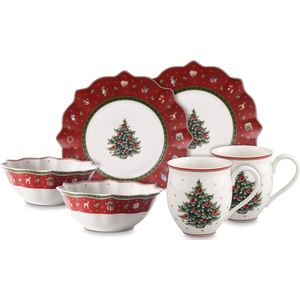 Villeroy & Boch Toy's Delight Rood Ontbijtset (6-Delig)
