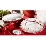 Villeroy & Boch Toy's Delight Soepbord Kerst - Wit/rood