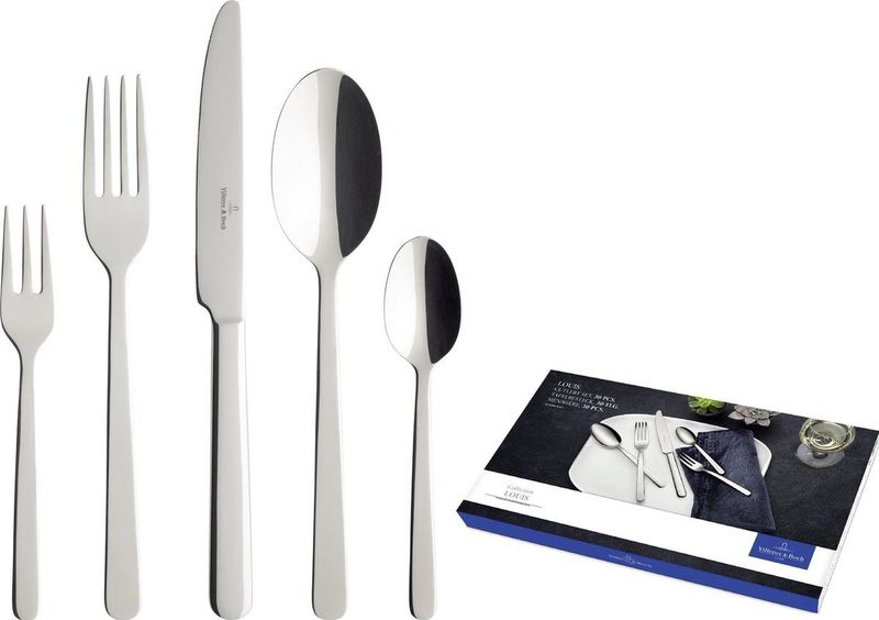 Villeroy & Boch - Louis - Bestekset - Zilver - 30-delig - 18/10 Edelstaal