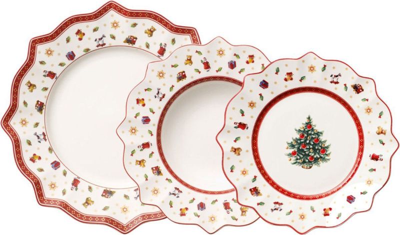 Villeroy & Boch Toy's Delight Kerst serviesset 12-delig