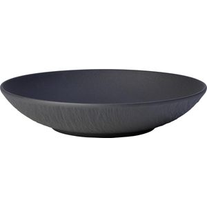 Villeroy & Boch Manufacture Rock Schaal - Porselein - Ø 24 cm - Leisteendesign