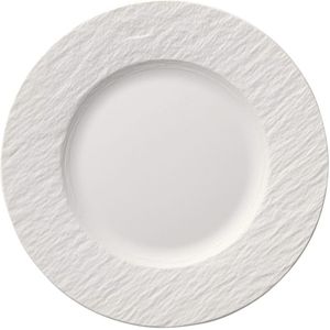 Villeroy & Boch - Manufacture Glow - Rond Ontbijtbord - Wit - Premium Porselein