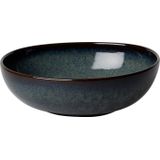 Villeroy & Boch Lave, Suppenschüssel, Rund, Keramik, Grau, Glanz, 0,6 l