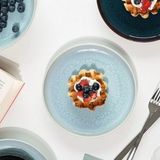 Villeroy & Boch Serviesset Crafted - Blueberry turquoise - 6-Delig