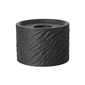 Villeroy & Boch - Manufaktur Rock Home kandelaar 6,5 x 6,5 x 5 cm, premium porselein, zwart