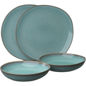 Villeroy & Boch - Lave Serviesset - 4-Delig - Glace - Aardewerk