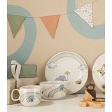 Villeroy & Boch - Walk Like An Elephant - Kinderservies - Wit - 3-delig, Vaatwasser- en Magnetronbestendig