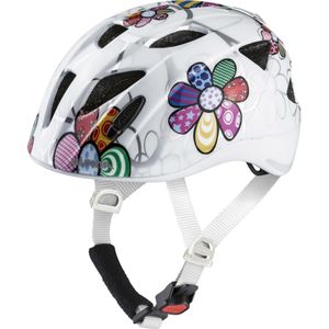 ALPINA Unisex - Kinderen, XIMO FLASH Fietshelm, white flower gloss, 45-49 cm