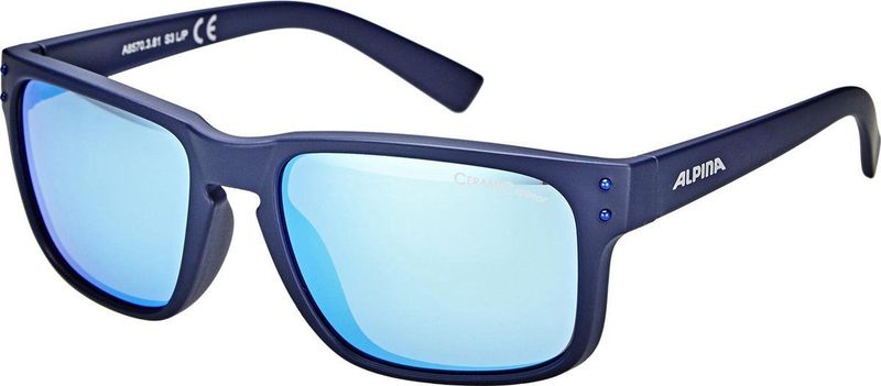 Alpina Kosmic Sonnenbrille (381 nightblue matt, Ceramic, Scheibe: blue mirror (S3))