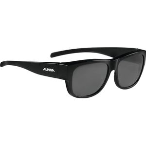 ALPINA OVERVIEW II Q zonnebril voor volwassenen, uniseks, mat zwart, One Size