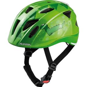 ALPINA Ximo Flash - Fietshelm - Groen Dino Gloss - Lichte en Aanpasbare LED