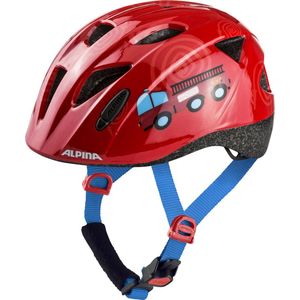 Alpina Ximo Kinderfahrradhelm (45-49 cm, 54 firefighter gloss)