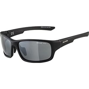 ALPINA Unisex - Volwassenen LYRON S Sportbril, zwart mat, One Size