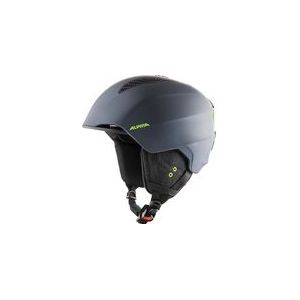 ALPINA Grote skihelm, uniseks, volwassenen, houtskool/neon mat, 57-61