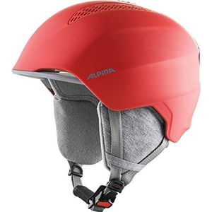 ALPINA Unisex - Kinderen, GRAND JR Skihelm, red matt, 51-54 cm