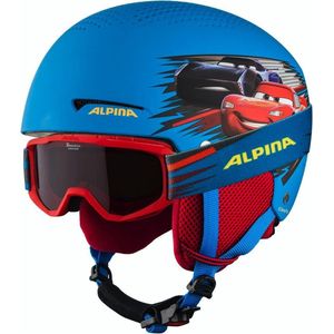 Alpina Zupo Disney Skihelm + Piney Skibril - Cars | | Maat: 48 - 52 cm