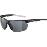 ALPINA Defey HR Sportbril voor volwassenen, zwart/wit, mat, eenheidsmaat