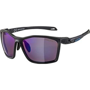 ALPINA Unisex - Volwassenen, TWIST FIVE Q-LITE Sportbril, black matt/blue, One Size