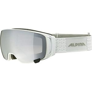 Alpina Double Jack MAG Q-LITE Skibril - Wit | Categorie 1