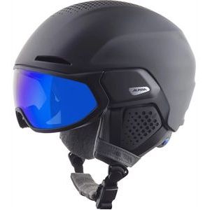 Alpina Alto Q Lite Skihelm Met Vizier | Charc. Rose Matt | Quatroflex Lite S2 | Maat: 55 - 59 cm