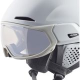 Alpina Alto V Skihelm Met Vizier | Varioflex S1-S2 | White Matt | Maat: 51 - 55 cm