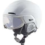 Alpina Alto V Skihelm Met Vizier | Varioflex S1-S2 | White Matt | Maat: 51 - 55 cm