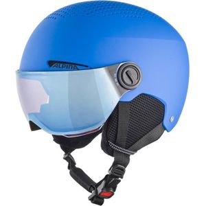Alpina Zupo Visor Q-Lite Junior Skihelm Met Vizier - Blue Matt | Maat: 48 - 52 cm