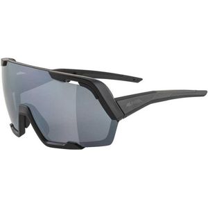 ALPINA Unisex - Volwassenen, ROCKET BOLD Sportbril, all black matt, One Size