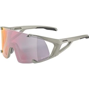 ALPINA Unisex - Volwassenen, HAWKEYE QV Sportbril, cool-grey matt, One Size