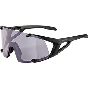 ALPINA Unisex - Volwassenen, HAWKEYE Q-LITE V Sportbril, black matt, One Size