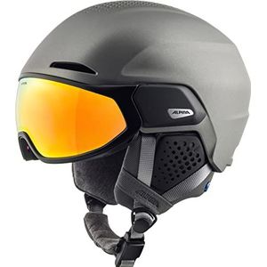 Skihelm Alpina Oro Qv Mips Gunmetal Matt-55 - 59 cm